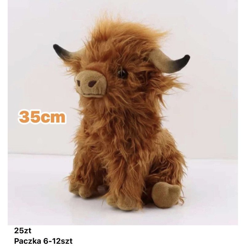 PLUSZAK MASKOTKA ZUBRA 35CM