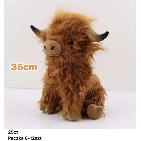 PLUSZAK MASKOTKA ZUBRA 35CM