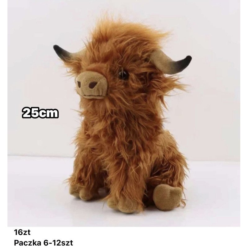 PLUSZAK MASKOTKA ZUBRA 25CM