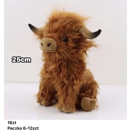 PLUSZAK MASKOTKA ZUBRA 25CM