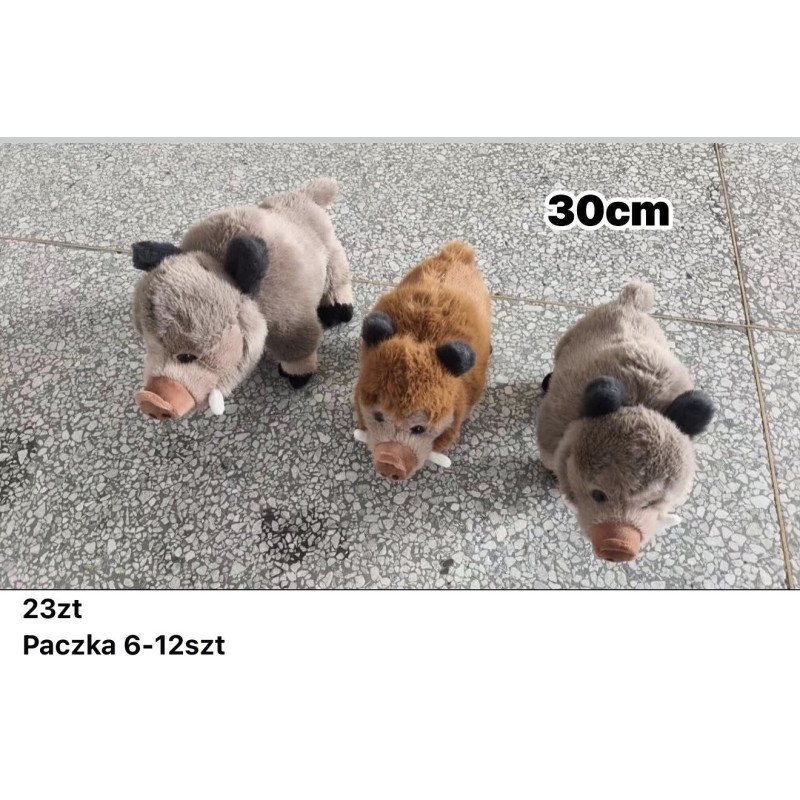 PLUSZAK MASKOTKA DZIK 30CM