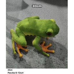 PLUSZAK MASKOTKA ŻABA 30CM