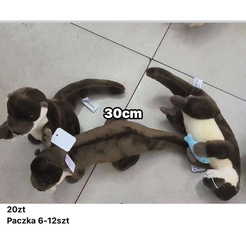 PLUSZAK MASKOTKA BOBR 30CM