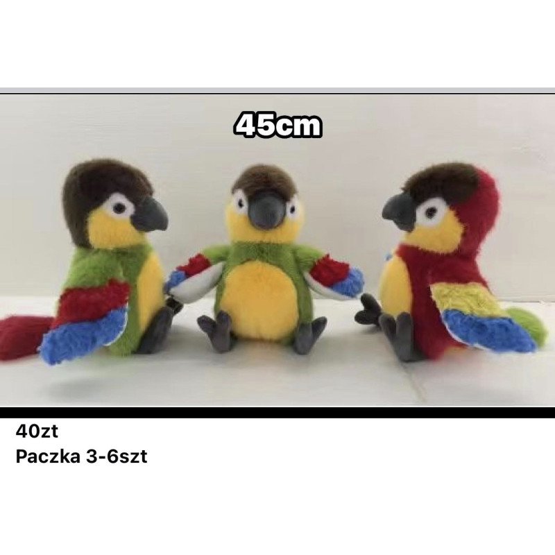 PLUSZAK MASKOTKA ARA 45CM