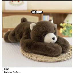 PLUSZAK MASKOTKA LEŻĄCA MIŚ 60CM