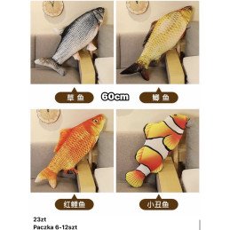 PODUSZKA W KSZTAŁCIE RYBY 60CM