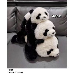 PLUSZOWA MASKOTKA LEŻĄCA PANDA 40CM