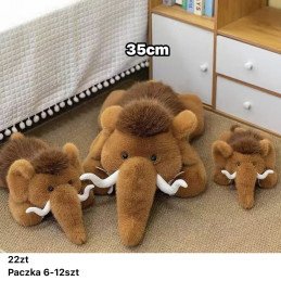 PLUSZOWA MASKOTKA LEŻĄCA SŁOŃ 35CM