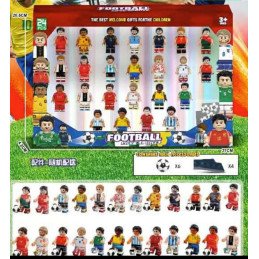 ZESTAW 24SZT FIGURKI PIŁKARSKIE FOOTBALL