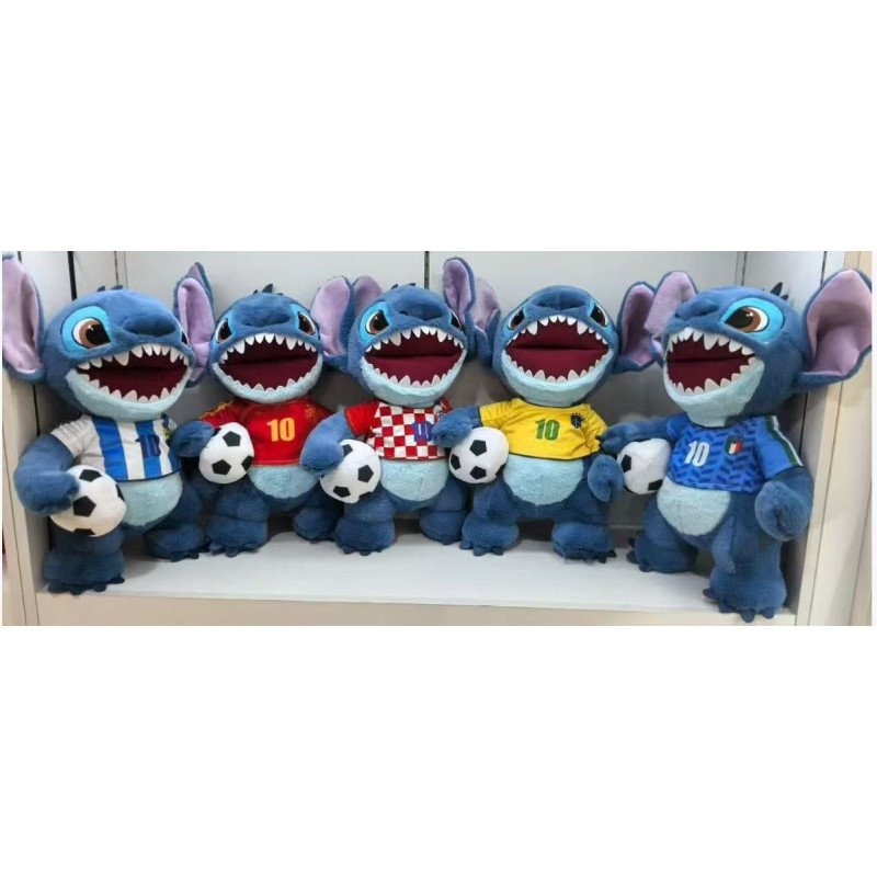 PLUSZAK MASKOTKA STITCH Z PIŁKĄ 35CM