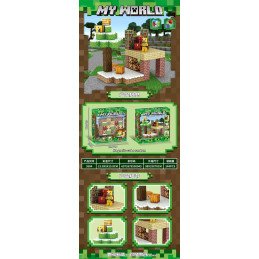 KLOCKI MAGNETYCZNE 109PCS MY WORLD MINECRAFT