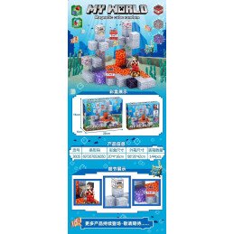 KLOCKI MAGNETYCZNE 74PCS MY WORKD MINECRAFT