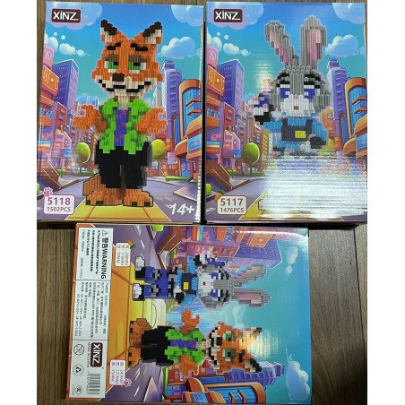 KLOCKI 5118+5117 ZOOTOPIA