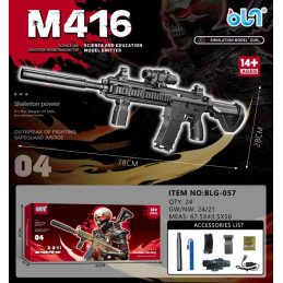 M416 PISTOLET ELETRYCZNY NA KULKI ŻELOWE