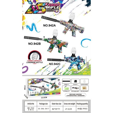 PISTOLET ELETRYCZNY NA KULKI ŻELOWE