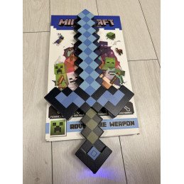 MIECZ MINECRAFT ŚWIECĄCE Z DŹWIĘKIEM