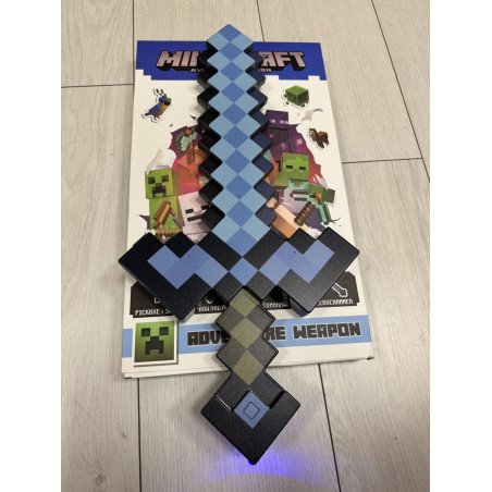 MIECZ MINECRAFT ŚWIECĄCE Z DŹWIĘKIEM