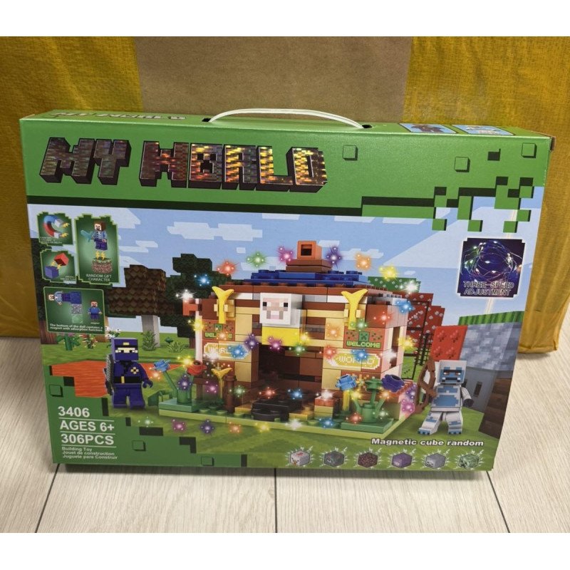 KLOCKI 3406 306PCS MY WORLD MINECRAFT