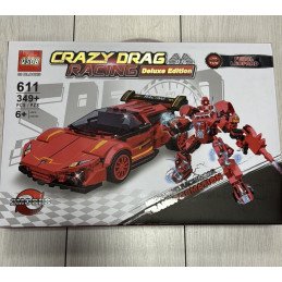 KLOCKI 611 349PCS+ CRAZY DRAG RACING