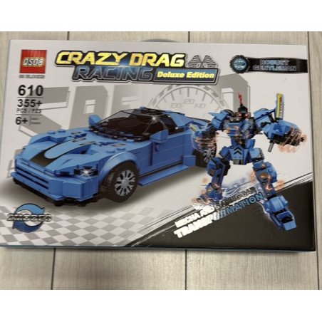 KLOCKI 610 355PCS+ CRAZY DRAG RACING