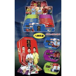 PIŁKARSKIE PUSZKA METALOWA 40 KARTY