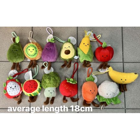 BRELOK PLUSZAK OWOCE