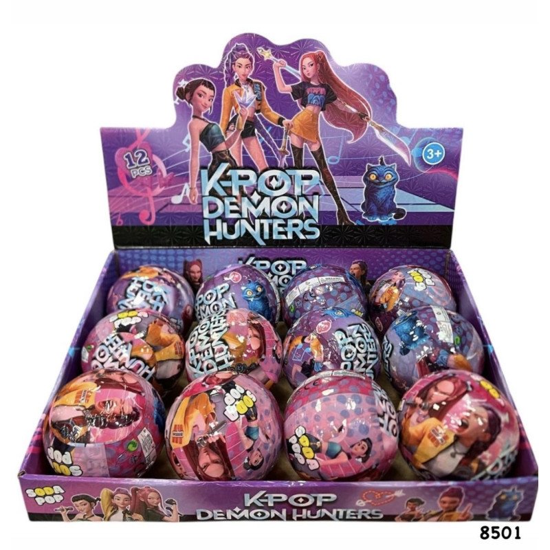 KULA SURPRISE Z FIGURKĄ K-POP DEMON HUNTERS