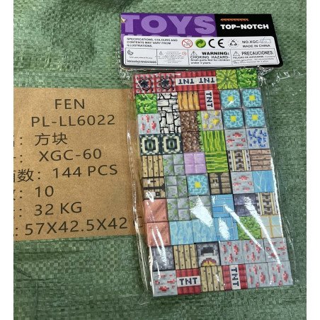 KLOCKI MAGNETYCZNE 60PCS MY WORLD MINECRAFT