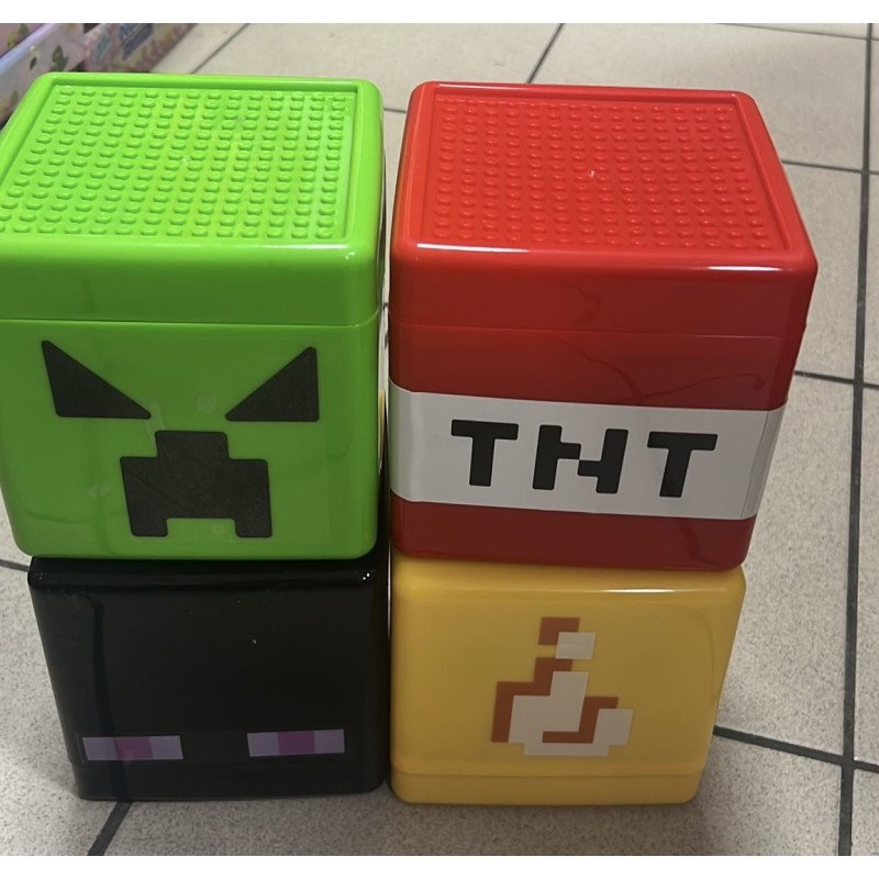 KLOCKI MAGNETYCZNE 205PCS MY WORLD MINECRAFT 4 KOLOR