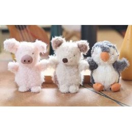 BRELOK PLUSZAK ZWIERZAT 3 MODEL