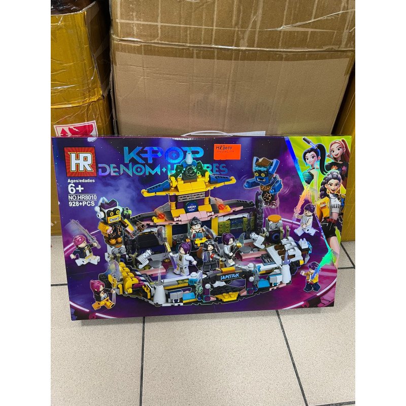 KLOCKI HR8010 928PCS+ K-POP DEMON HUNTERS
