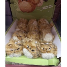 BRELOK PLUSZAK SPINNY ANGRY CAT