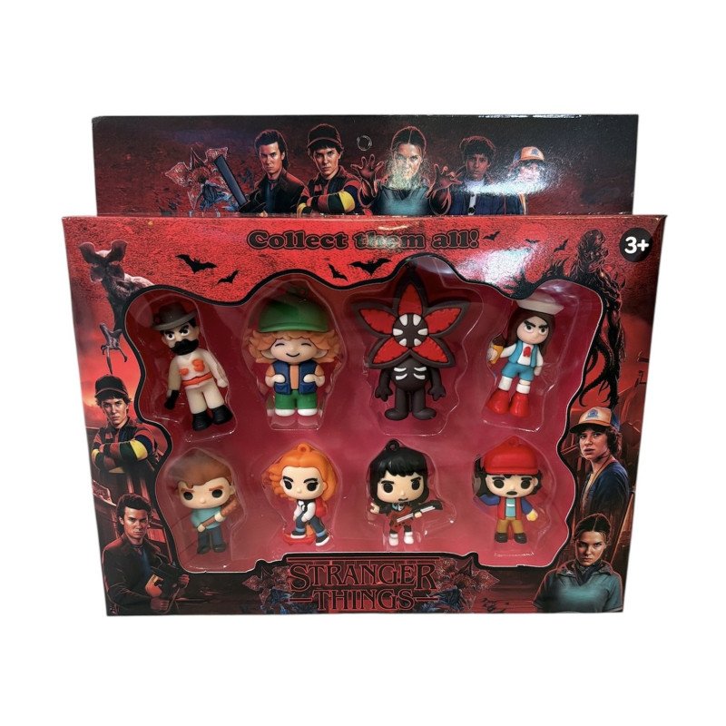 ZESTAW 8SZT FIGURKI STRANGER THINGS