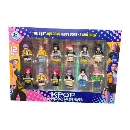 ZESTAW 12SZT FIGURKI K-POP DEMON HUNTERS