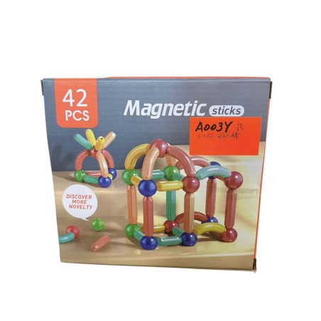 KLOCKI MAGNETYCZNE 42PCS STICKS
