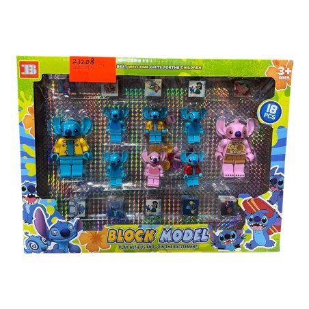 ZESTAW 18SZT FIGURKI STITCH