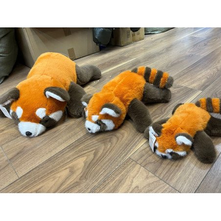 PLUSZAK MASKOTKA PANDA CZERWONA 45CM