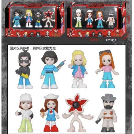 ZESTAW 4SZT FIGURKI STRANGER THINGS