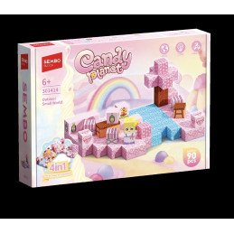 KLOCKI MAGNETYCZNE 90PCS CANDY PLANET