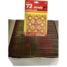 72SZT STRZAŁY 8 STRZAŁOWE DYSKI MEGA GŁOŚNE