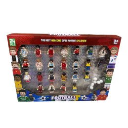 ZESTAW 24SZT FIGURKI PIŁKARSKIE FOOTBALL COMFETITION