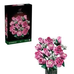 KLOCKI 789PCS KWIATY PINK ROSES