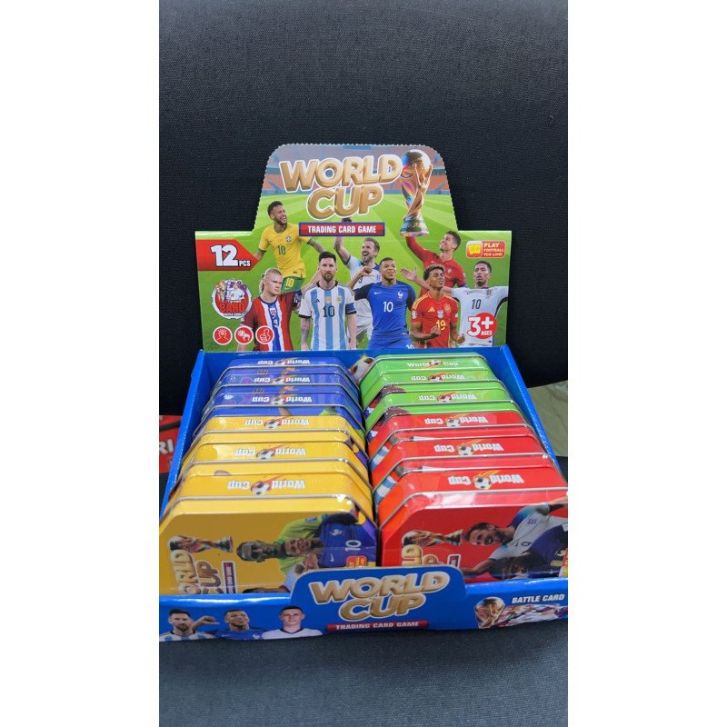 PUSZKA METALOWA KARTY PIŁKARSKIE