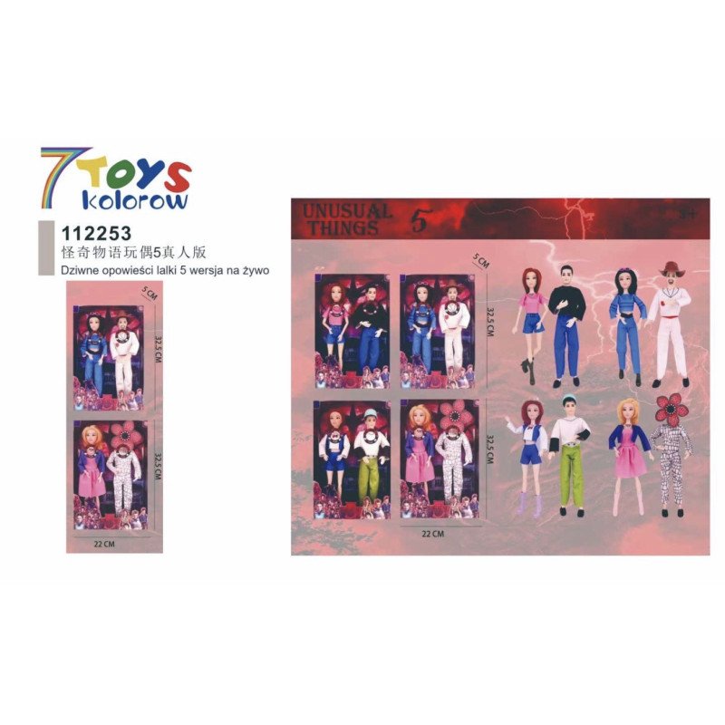 ZESTAW 2SZT LALKA STRANGER THINGS