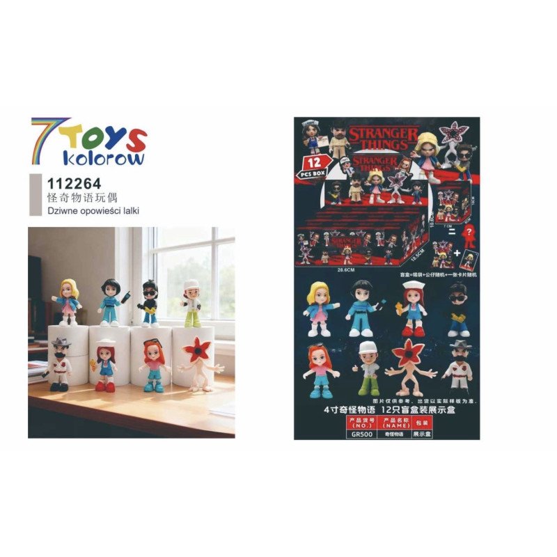 FIGURKA STRANGER THINGS W PUDEŁKO