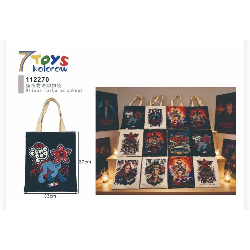 DZIWNA TORBA NA ZAKUPY STRANGER THINGS