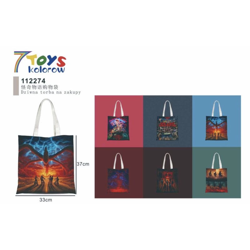 DZIWNA TORBA NA ZAKUPY STRANGER THINGS