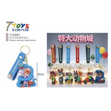 BRELOK GUMOWE ZOOTOPIA