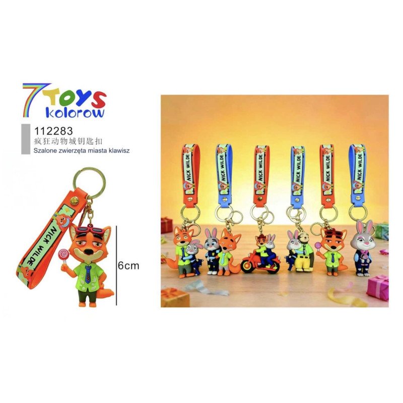 BRELOK GUMOWE ZOOTOPIA