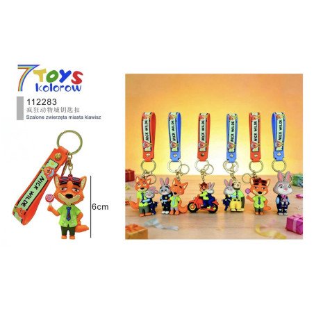 BRELOK GUMOWE ZOOTOPIA
